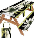 Picnic Table Cover with Bench Covers Tablecloth Glamping Essentials Gear Table Cloth Outdoor Summer Motorhome Cool Fun Unique Ideas Gifts for Camper Camping Lovers RV Owner Family Couple Men Male Dad by Wrakus