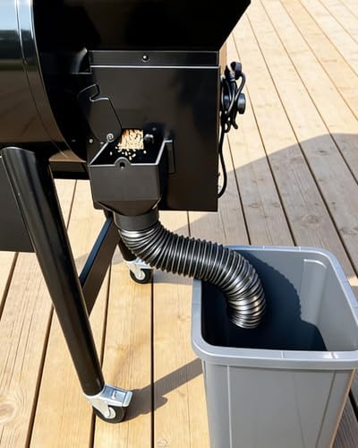 Magnetic Pellet Cleanout Funnel for Smoker, Efficient Pellet Grill Helper Slide for Hopper Cleanout, Pellet Transfer Accessory for Traeger Pit Boss Grills - Image 5