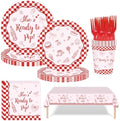 121PCS She's Ready to Pop Baby Shower Decorations for 24 Guests by Unknown
