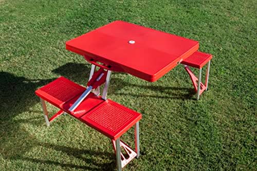 NHL Washington Capitals Portable Folding Picnic Table with Seating for 4 - Image 2