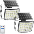 Solar Lights Outdoor, Solar Dusk to Dawn Light 3000 Capacity,2-Pack by ONLYWIN