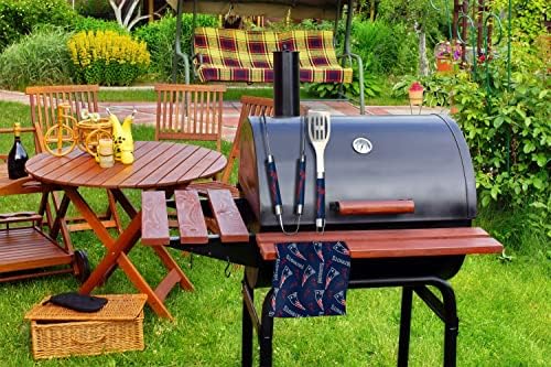 NORTHWEST NFL 3 Piece Team Color and Logo BBQ Grill Set: Spatula, Tongs, and Towel - Image 2