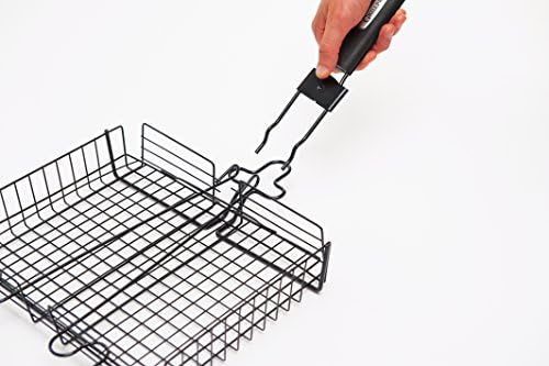 GrillPro 24876 Deluxe Non Stick Broiler Basket with Detachable Handle - Image 3