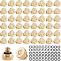 50 Pack Brass Misting Nozzles with 50Pc Misting Nozzles O Ring by NFAMRZCAR