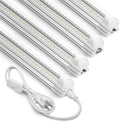 Barrina T8 LED Shop Lights 2FT, 20W 3000LM 5000K, 4 Pack, High Output Tube by Barrina