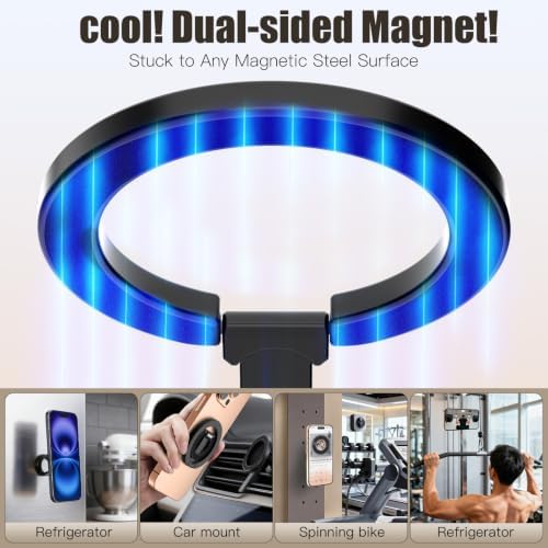 Magnetic Phone Ring for MagSafe Dual-Sided Magnetic Phone Grip Magnet Phone Stand Grip Compatible with iPhone 17/16/15/14/13 Pro Max Plus Mag Safe Accessory for Car Mounts - Image 5