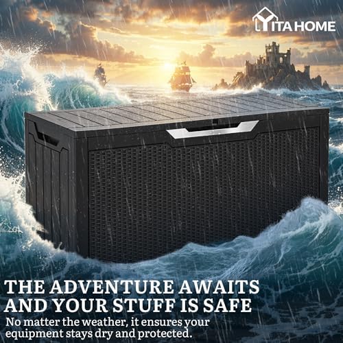 YITAHOME 80 Gallon Outdoor Storage Box - Image 5