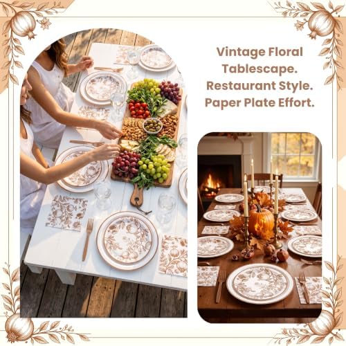 100 Pcs Disposable Pomegranate Tableware Set for 25 Guests - Image 3
