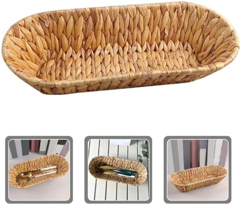 Rustic Woven Storage Serving Basket for Snacks and Cutlery - Image 5
