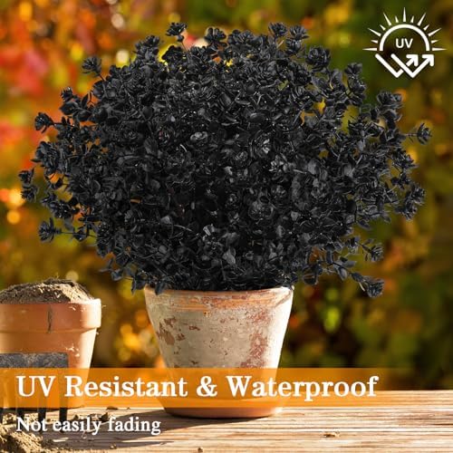 AGIRL Artificial Fall Flowers Outdoor,UV Resistant Fake Mums Porch Decor - Image 5