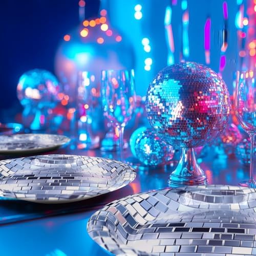 Disco Party Decorations - Disco Party Plates and Napkins for Kids Birthday Party, Serves 20 Guests - Image 6