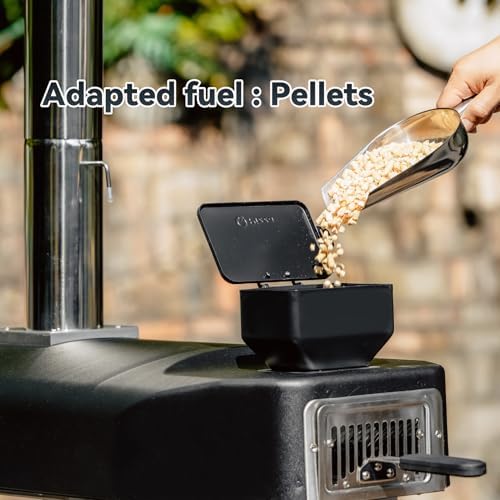 Automatic Rotating Stone Wood Pellet Pizza Oven for Outdoor - Image 3