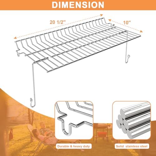 Warming Rack for CharGriller Replacement Parts 5050 3001 3008 5650, 20.5" L - Image 4