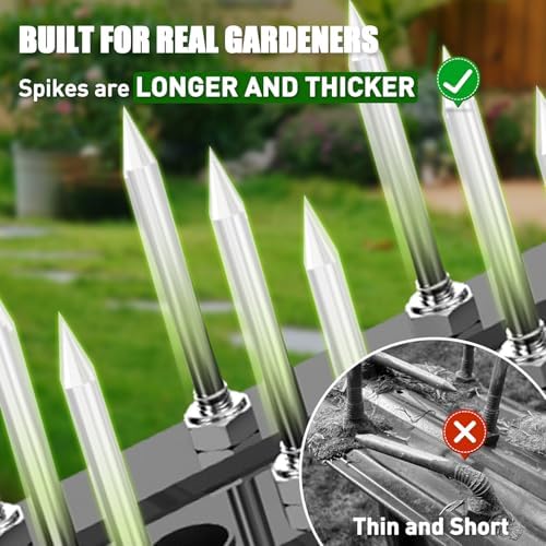 Lawn Aerator Tool, Heavy Duty Manual Grass Aerator for Lawn（Black） - Image 2