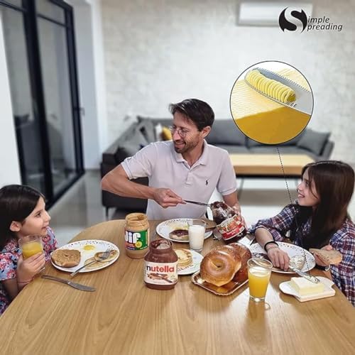 Simple preading Stainless Steel Butter Spreader knife, Butter Knife - 3 in 1 Kitchen Gadgets (4) - Image 3