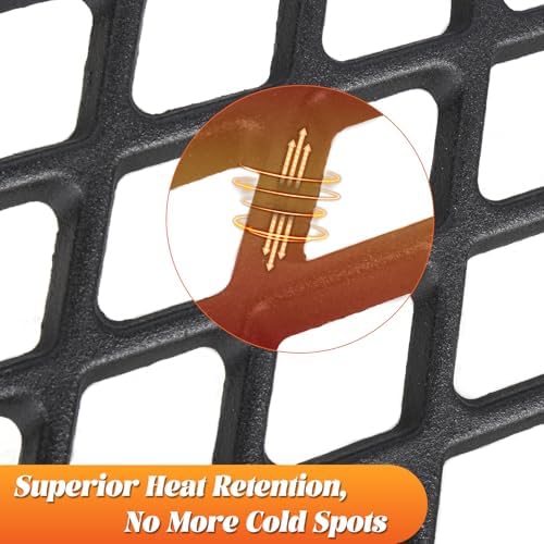 Grill Grates for Traeger 22 Series Pro 575 Lil Tex Elite Pro BBQ070 Cast Iron Cooking Sear Grate Bottom Grid Rack BBQ Replacement Parts BAC366 Wood Pellet Smoker Accessories - Image 7