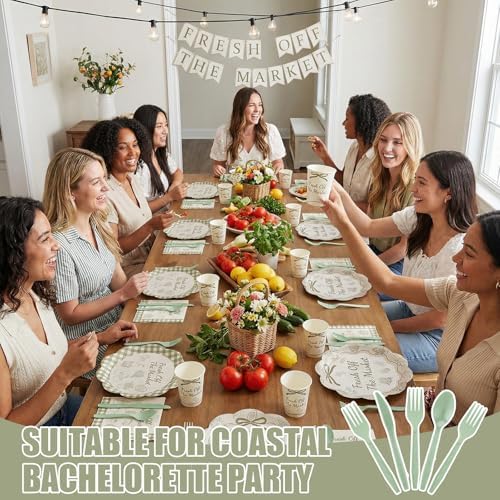 Zubebe Fresh Off the Market Disposable Tableware Set Serves 25 Guests - Image 3