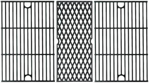Cast Iron Cooking Grates for Pit Boss 1000 Series Austin XL Rancher Grill Grid for Traeger Pro 34 Series Wood Pellet Smoker Replacement Parts BBQ Grilling Rack by Unidanho