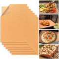 Copper Grill Mats for Ourdoor Grill,Set of 7 Heavy Duty Grilling Mats,100% Non-Stick BBQ Grilling Sheets,Easy to Clean BBQ Grill Accessories-Works on Gas Charcoal and Electric BBQ,15.75 x 13 Inch by HeavyDutyOvenLiners