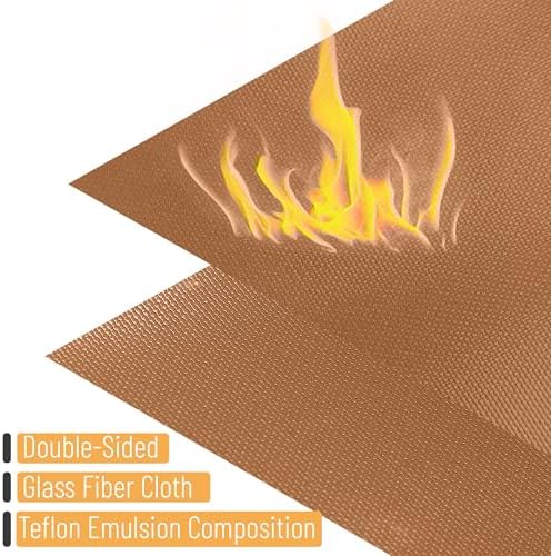 UNCO- Copper Grill Mats for Outdoor Grill, 13" x 15.8", 7 Pack, Nonstick Reusable Grilling Mats for Outdoor Grill, BPA and PFOA Free with PTFE-Fiberglass Coating - Image 3