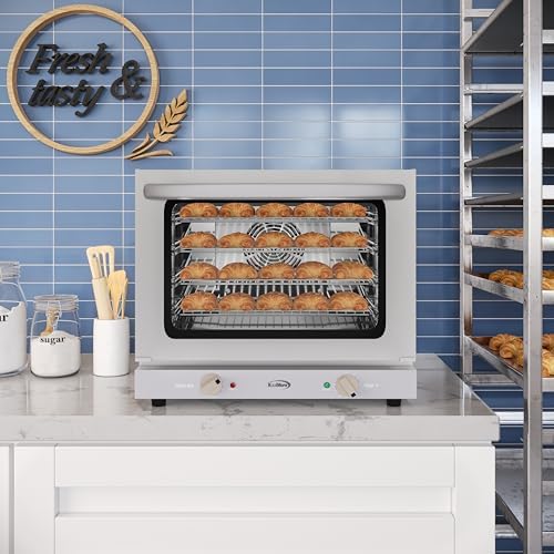KoolMore 23 in. Countertop Convection Oven for Half-Size Pans with 4 Racks and 2800W of Power in Stainless-Steel - 208/240V, 2.3 cu. ft. ETL Listed (KM-CTCO220-23) - Image 4