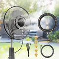 POCKET PANDA Fan Misting Kit. Fan Misters for Cooling Outdoor by POCKETPANDA