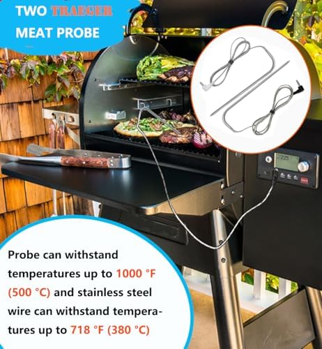 Meat Probe Replacement for Traeger Grills, 3.5mm Plug,with 2 Clips - Image 6