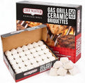 Chef Master Ceramic Briquettes for Gas Grill, Self-Cleaning, 50 Pack by ChefMasterProfessional