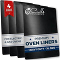 Cooks Innovations Non-Stick Oven Liner 4 Pack BPA-Free Heat Resistant Mat by CooksInnovations