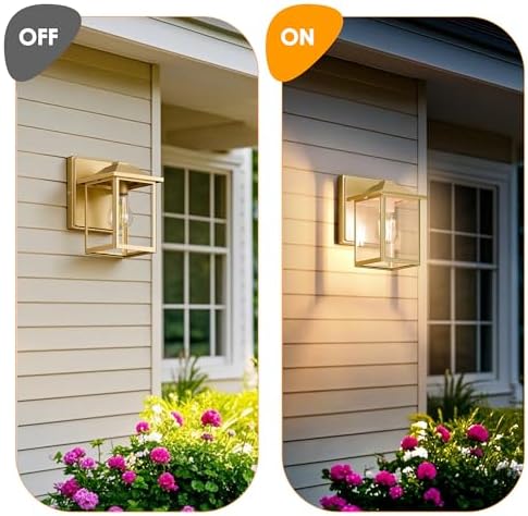 MATAMEYE Outdoor Wall Light Fixture, Exterior Waterproof Porch Lighting - Image 4