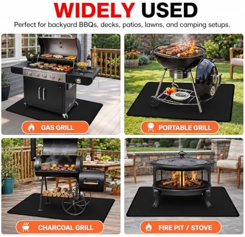 48x36 in Under Grill Mat with Storage Bag - Image 7