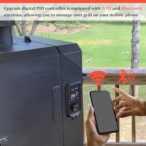 Replacement 80147 Digital PID Vertical Control Board Parts for PBV4PS2, Compatible with Pit Boss Pro Series II 4-Series Wood Pellet Vertical Smoker, Comes with WiFi and Bluetooth Function - Image 7