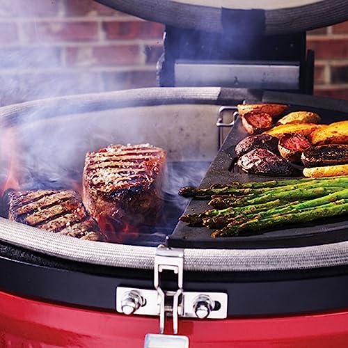 Kamado Joe Stainless Steel Grill Grate Expander to Expand Cooking Space and Indirect Cooking for Classic Joe 18-inch Charcoal Grill and Smokers, Model KJ-SCS - Image 4