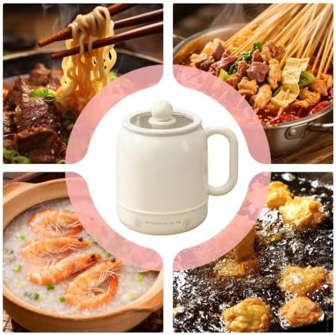 Portable Cooking Pot, 6-in-1 800ml Ergonomic Handle with Non-Stick Touch - Image 4
