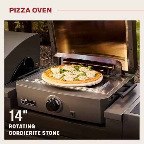 Tytus 3-in-1 Gas Grill, Charcoal Grill, Pizza Oven, Cover, Light, Pizza Kit - Image 6