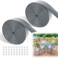 LukLoy 2" Wide 40ft Long Vinyl Straps for Patio Chairs Repairs, Grey by LukLoy