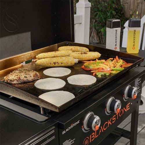 28 Inch Blackstone Griddle 2080 Original 3-Burner XL Griddle with Hood and Side Shelves Outdoor Flat Top Grill - Image 6