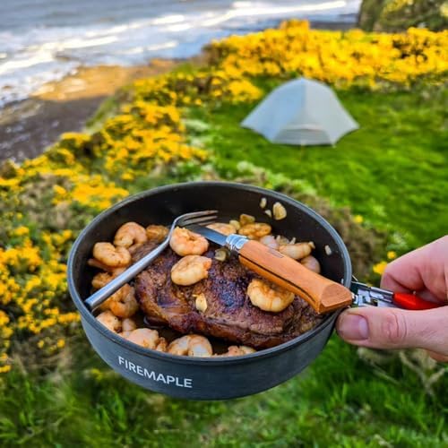 Fire-Maple 7.6 Inch Camping Frying Pan Portable Nonstick Camping Skillet - Image 2