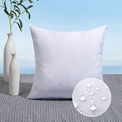 MIULEE 16x16 Inch Outdoor Pillow Insert Throw Pillow Insert by MIULEE