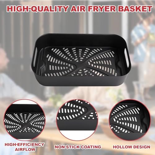 Combo Crisper Basket and Rack for Ninja Foodi FG551 DG551 DG651 Smart XL, Air Frying Griddle Basket and Rack for Ninja Foodi Smart XL Indoor Accessories - Image 5