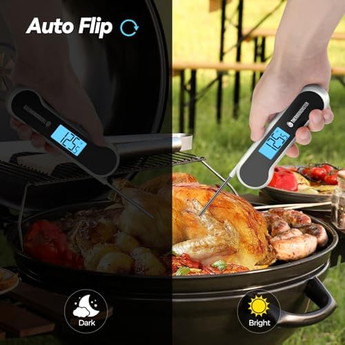 0.5 Sec Instant Read Meat Thermometer Digital for Cooking, White - Image 4