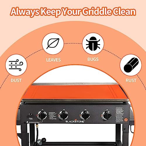 Cuttable Silicone Griddle Protect Mat for Blackstone,Compatible with 36", 30",28" Models, Protect Mat for Blackstone Griddle,All Season BBQ Grill Mat Protective Cover - Image 4