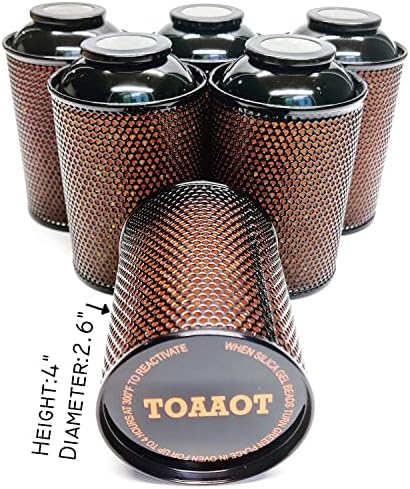 Gun Safe Dehumidifier, Moisture Absorbers, TOAAOT 200g Silica Gel Canister for Gun Case, Tool Box (6 Units) - Image 5