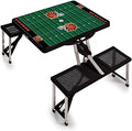 Picnic TIME NFL Football Field Folding Picnic Table, Camping Table, Outdoor Table with Umbrella Hole by PicnicTimeFamilyofBrands