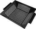 Kona Extra Large Grill Basket for Veggies - Premium Nonstick Grilling Basket/Grill Net - Essential Grilling Accessories For Outdoor Grill & BBQ, 14x13x4 Inches by Kona