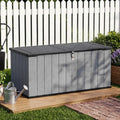 Outdoor Storage Shed, Resin Waterproof Storage Cabinet, Large Deck Box by LegacyAmerhomeDirect