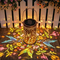 Hummingbird Mmulticolor Solar Lanterns for Outdoor Indoor, Colorful Garden Decor Gifts for Women Mom Grandma Hanging Solar Lights Metal Solar Decoration Outside for Yard, Patio, Backyard, Porch by PASUTO