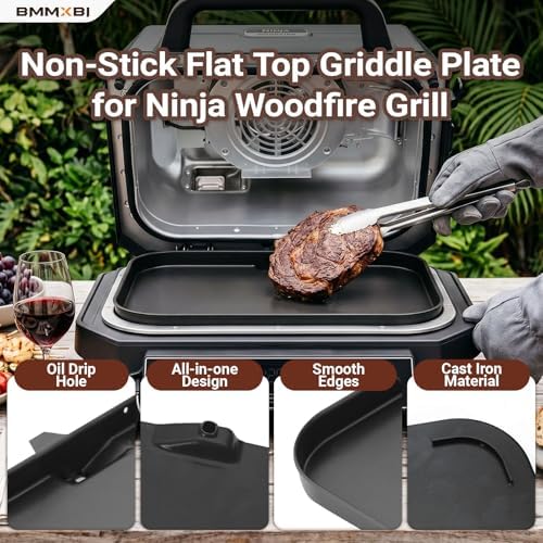 Grill Griddle Plate for Ninja Woodfire Pro XL OG800 OG900 Series - Image 4