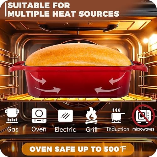 Cast Iron Loaf Pan with Lid, 9x5 Loaf Pans for Homemade Bread - Image 6