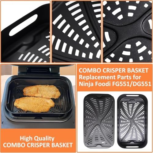 Foodi Air Fryer Combo Crisper Basket for Ninja Foodi FG551 Smart XL - Image 3